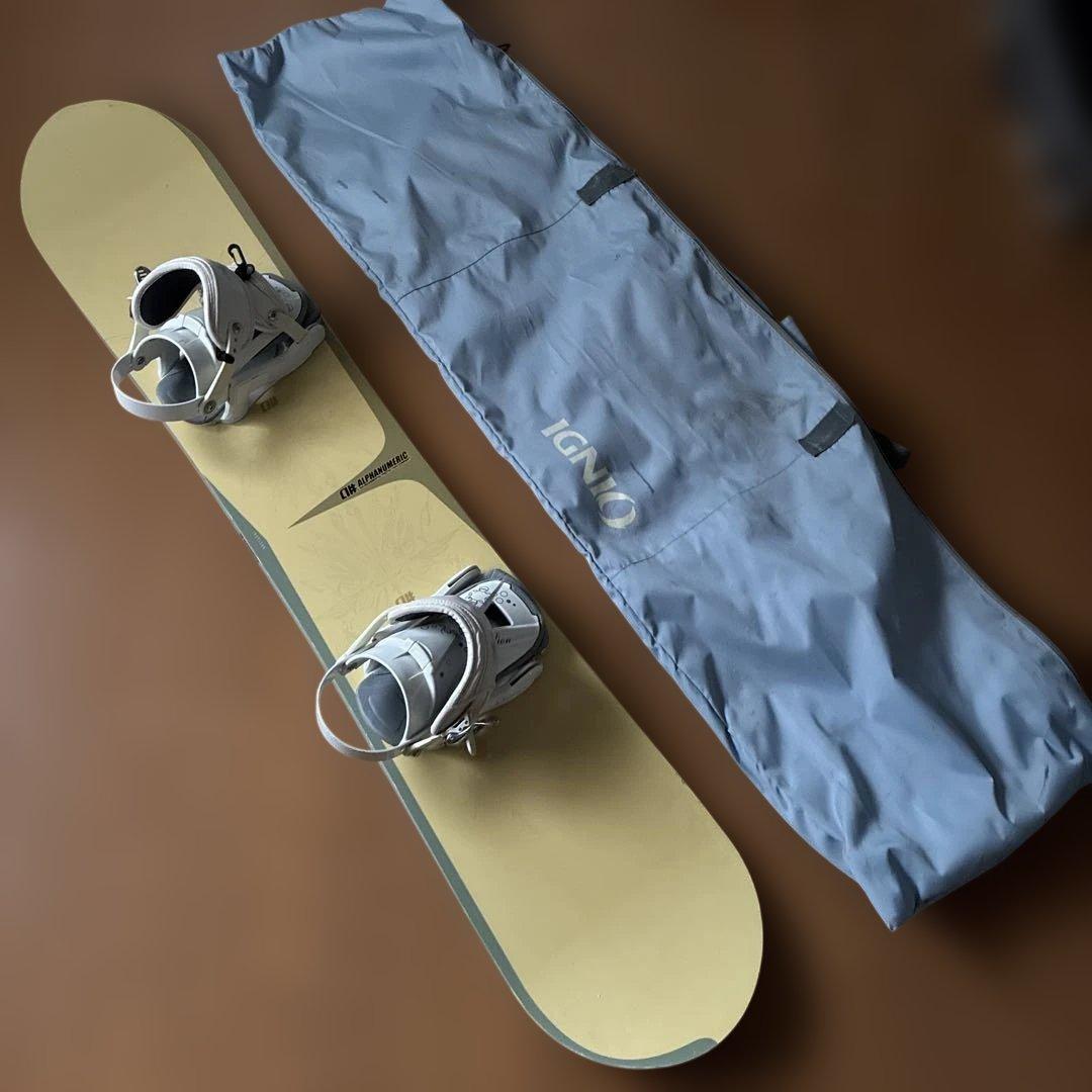 IGNO スノーボード バインディング付き