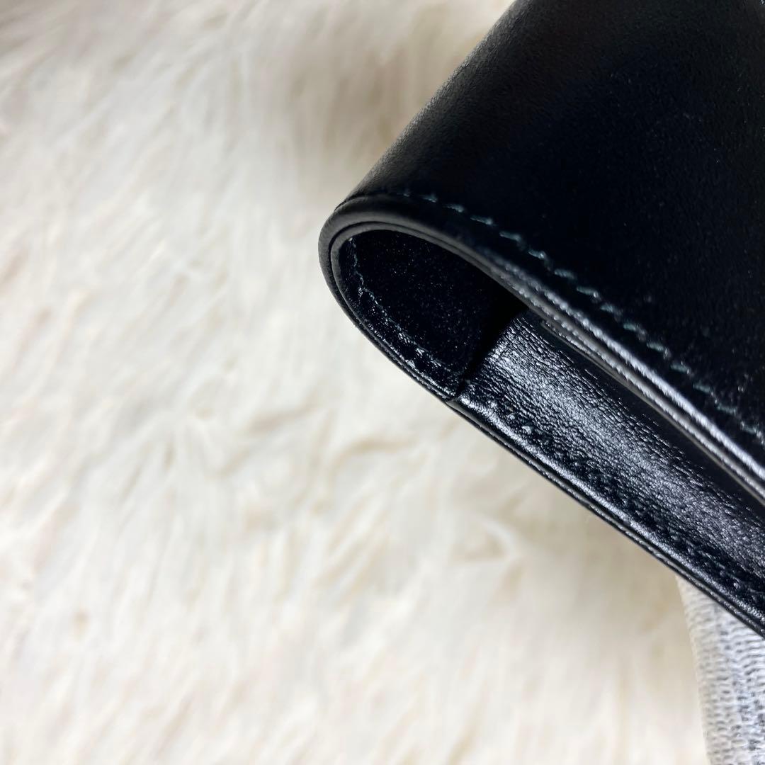 【美品】MONTBLANC モンブラン ペンケース レザーブラック 付属品付き