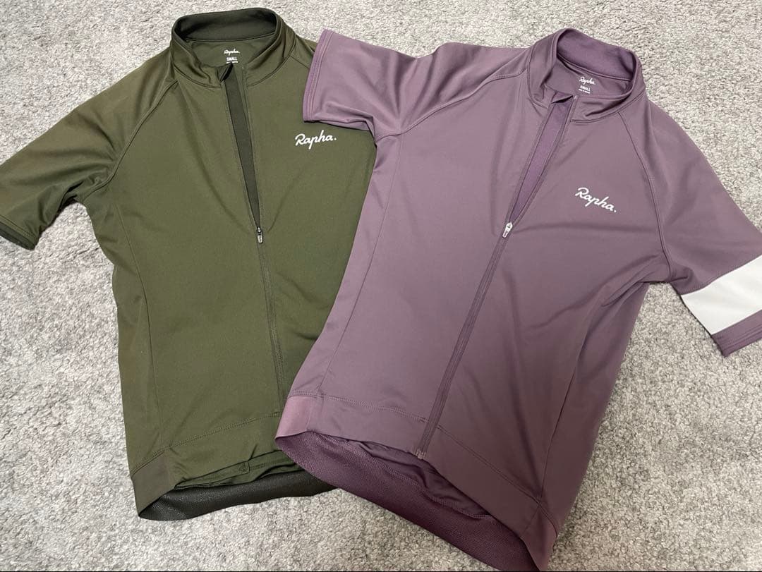 2枚まとめて Rapha コアジャージ S