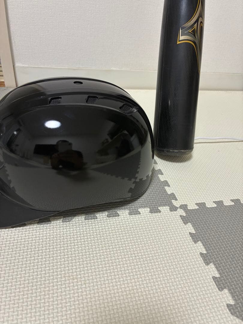 キャッチャー　ヘルメット　つば付き　ZETT J.S.B.B. 黒　Lサイズ