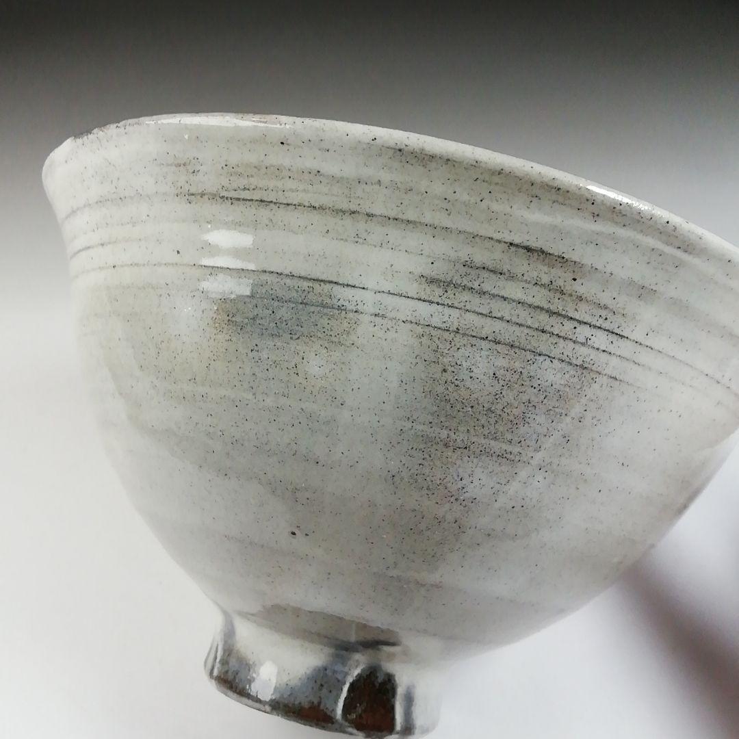 Ｔ７１３　茶碗　『粉引茶碗』『武さし乃窯 造』　共箱　抹茶碗　茶道具