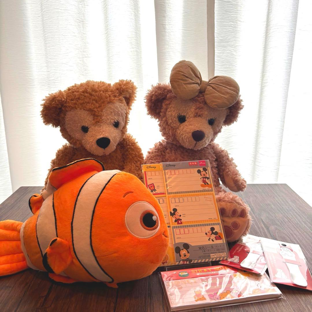 ダッフィー.シェリーメイ ニモぬいぐるみ ベイマックス プーさんディズニーセット