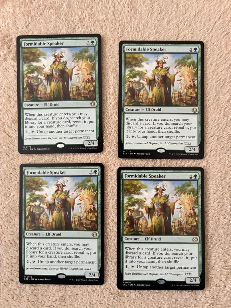 MTG 並外れた語り部 英語　4枚