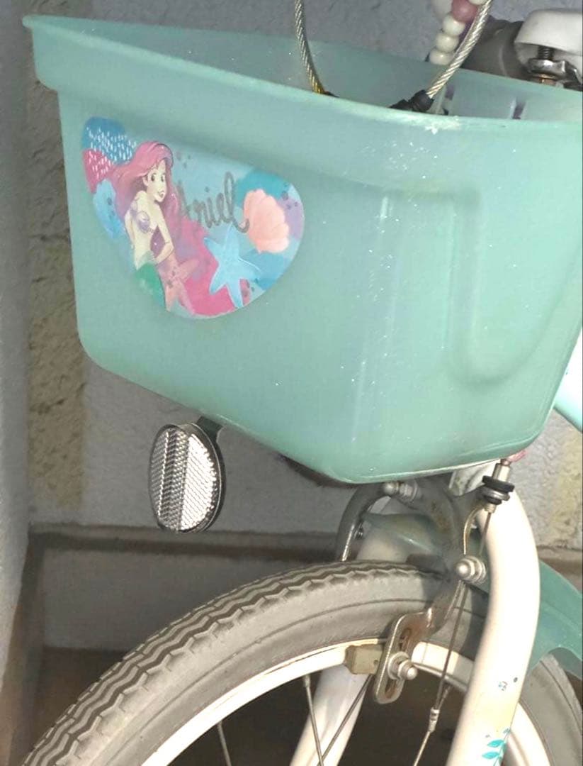 ディズニー　アリエル　自転車　18インチ