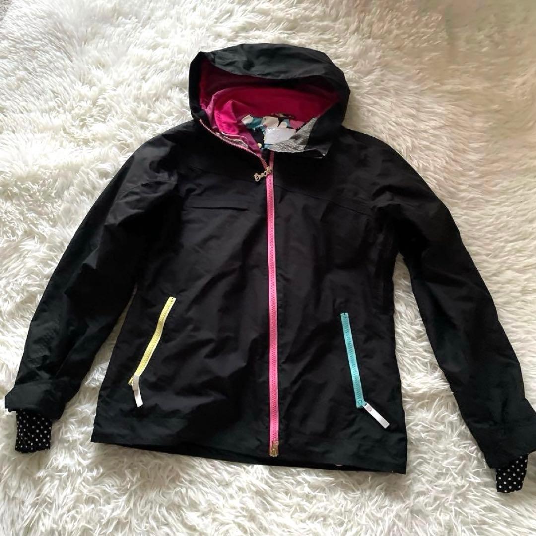 arg FILA 黒ピンク スキーウェア スノボーウェア上下セット Mレディース