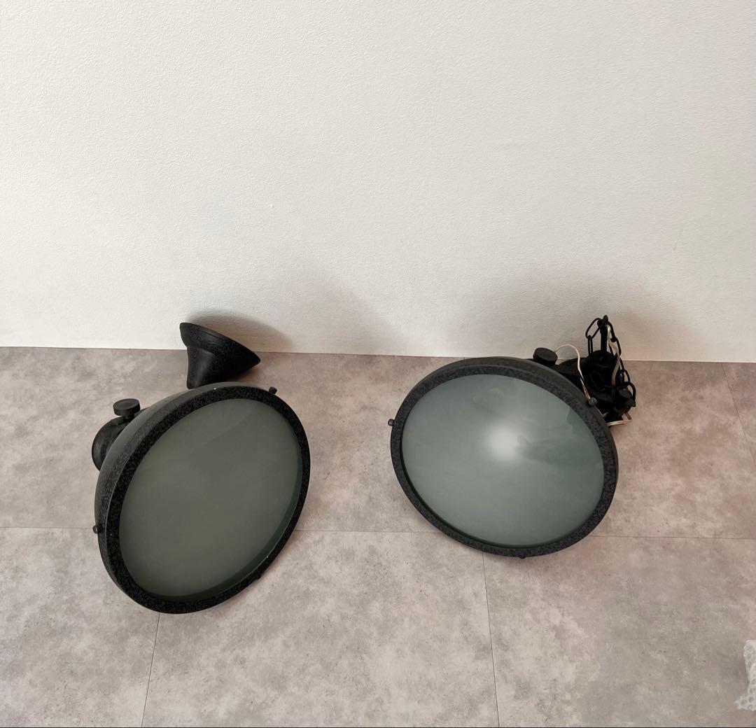 2個セット　インダストリアル　ペンダントライト　ブラック