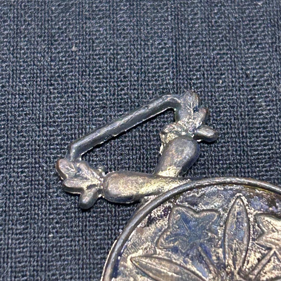 ▽Bb右1051 レア 生駒山 會員章 桔梗 メダル ペンダントトップ 徽章