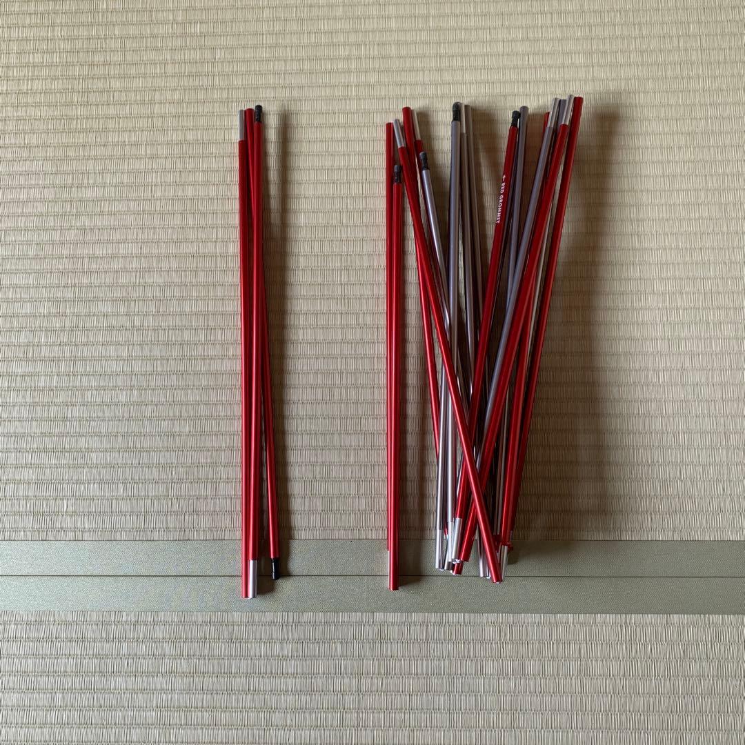 【大幅値下げ中】【MSR】ELIXIR 2（2人用、レッド×オリーブ）