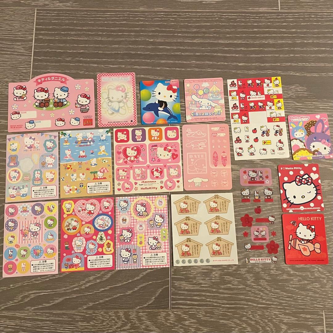 【激レア・希少】当時物 サンリオ キャラクターシール まとめ売り ハローキティ等