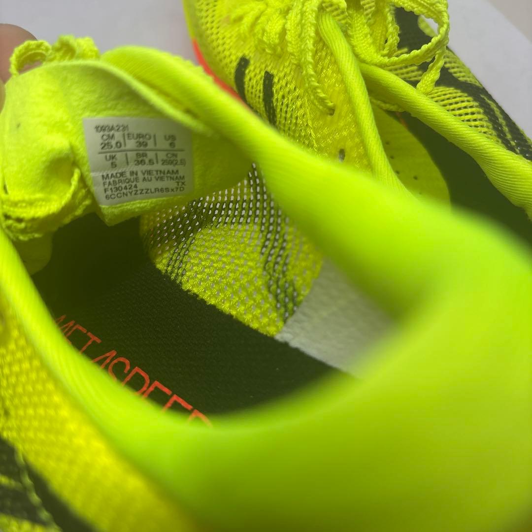 良品　アシックスメタスピードMD 25.0cm