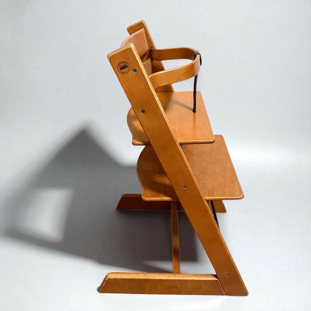 【希少】STOKKE トリップトラップ オリジナル　チェリー　ガード・ベルト付き