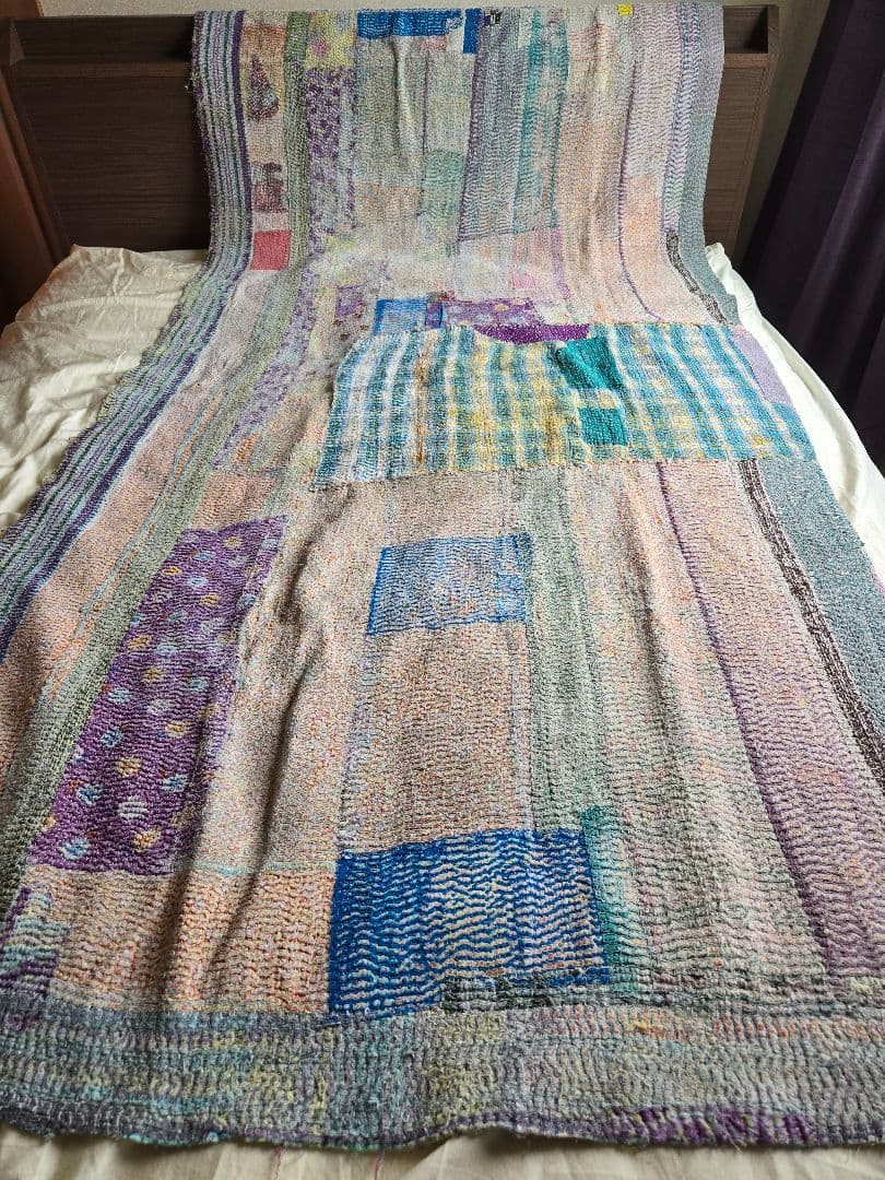 ヴィンテージラリーキルト　カンタキルト ヴィンテージキルト ヴィンテージカン③