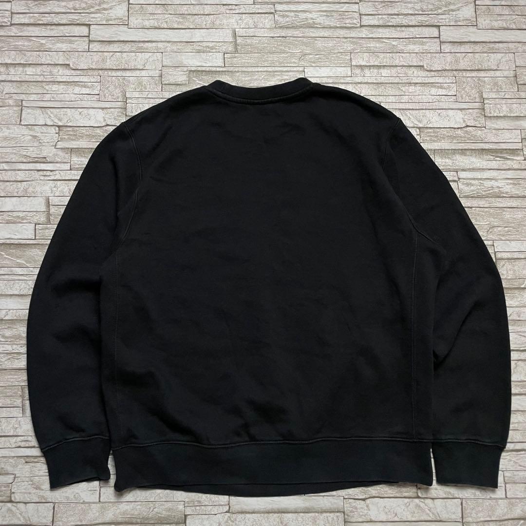 ス*ね様 NIKE スウェット ブラック ワンポイント刺繍ロゴ リバース型 M
