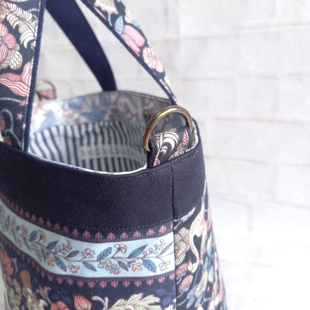 【専用】ジョリーフルール 麻かごバッグ ハンドメイド