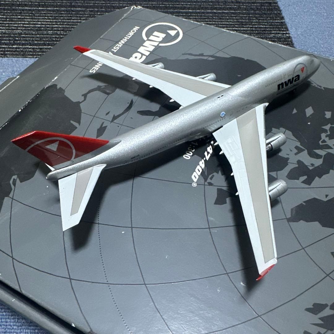 ノースウエストB747-400 1/300 hogan限定品未展示　NWA 貴重