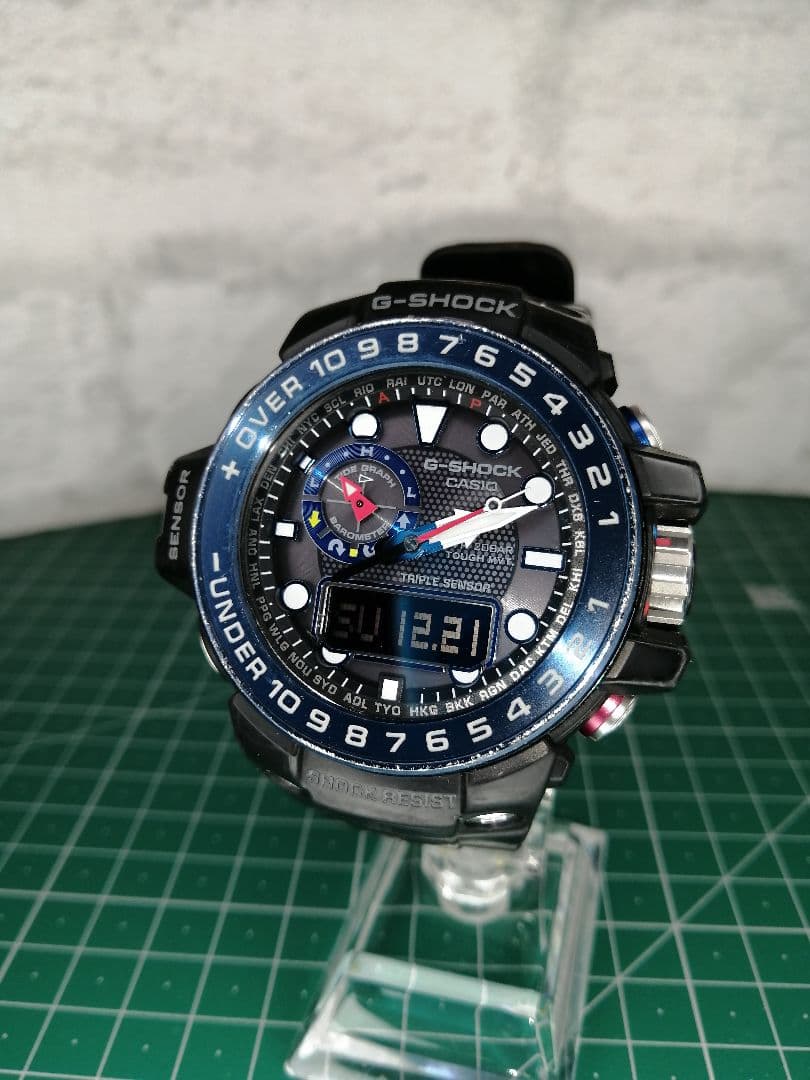 カシオ　G-shock GWN-1000B 洗浄済み　ガルフマスター