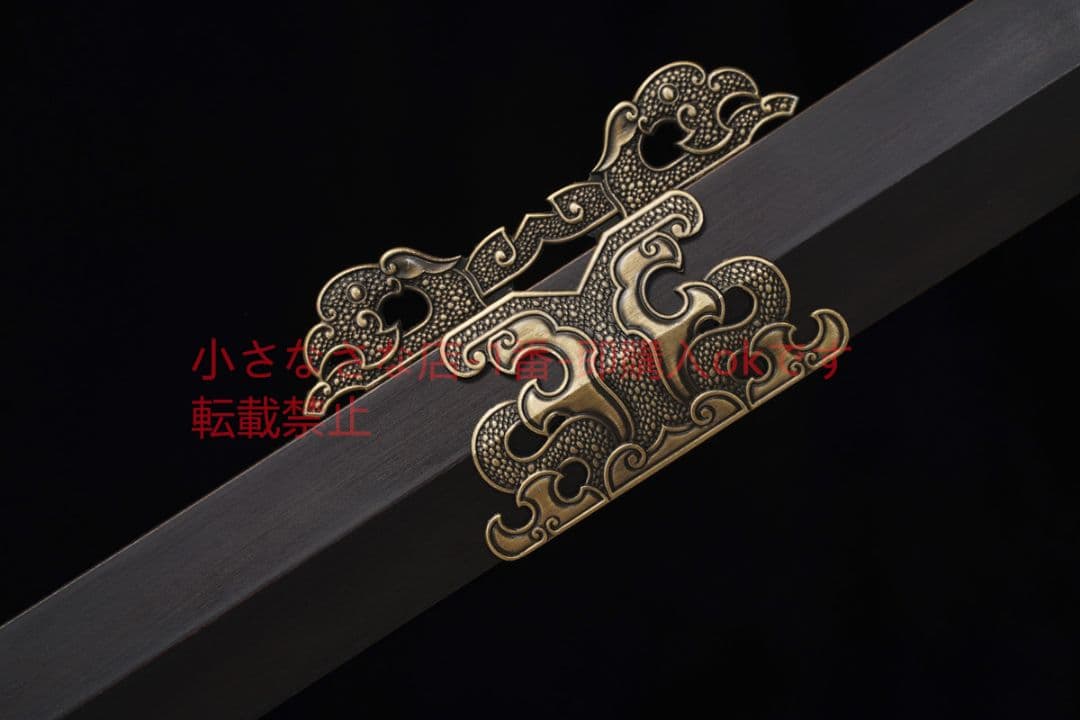 天武漢剣花紋鋼  古兵器 武具 刀装具 日本刀 模造刀 居合刀