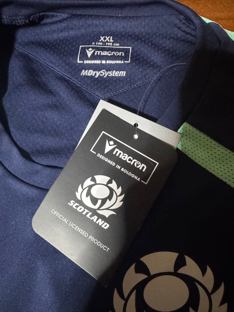 マクロン スコットランド代表 XXL シングレット ネイビー