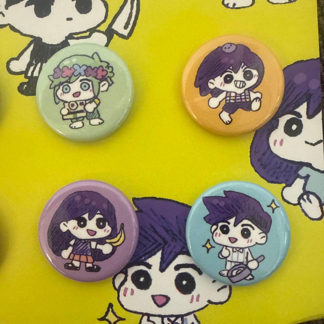 OMORI CHIBI Button Pin Set バッジセット