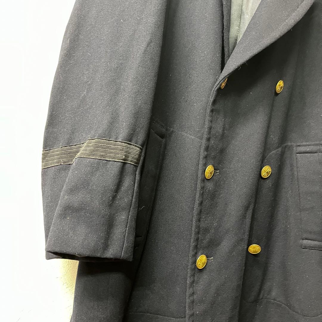 昭和39年製　日本ビンテージ　外套　ミリタリーコート　自衛隊