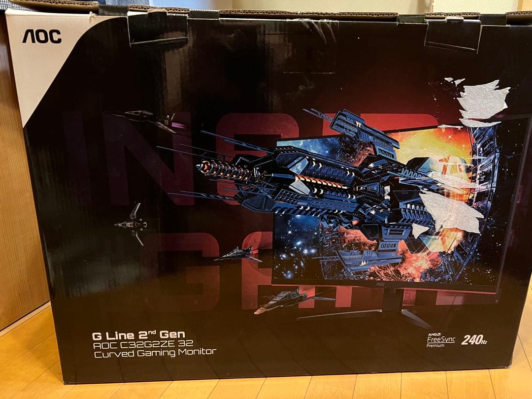 ディスプレイ・モニター本体 AOC C32G2Z 32