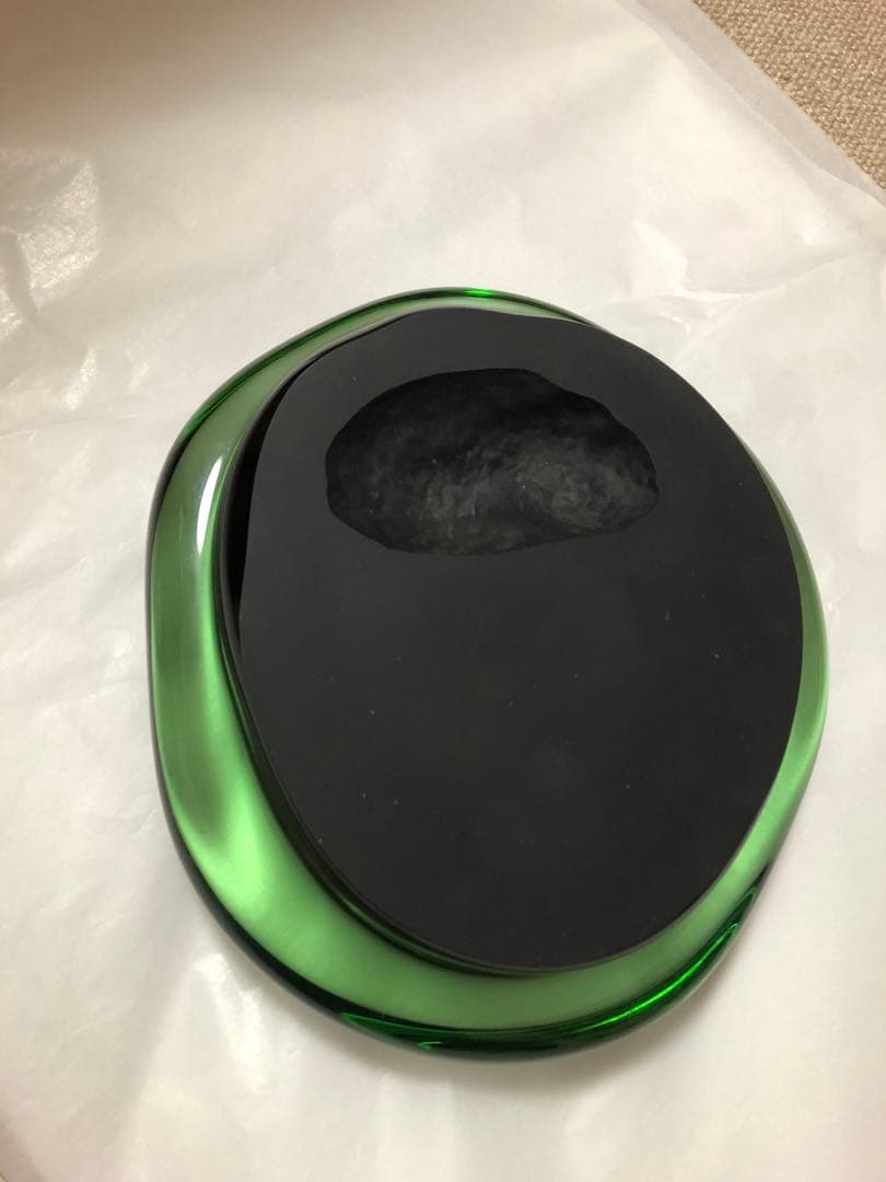 硝硯　益田芳徳氏作　桐箱入