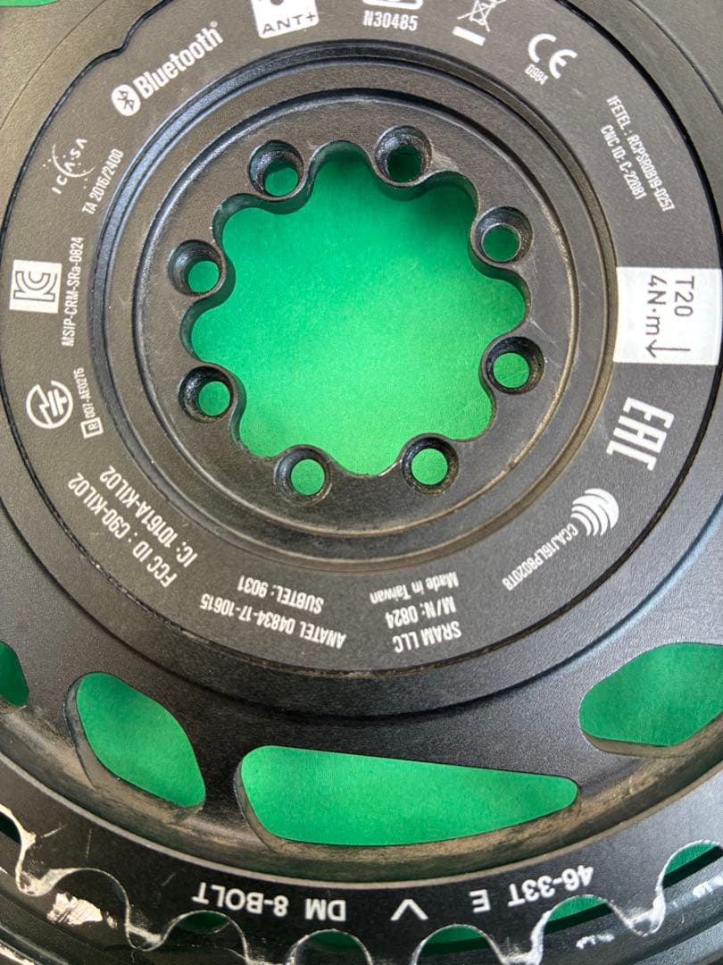 スラムSRAM RED D1 チェーンリングパワーメーター