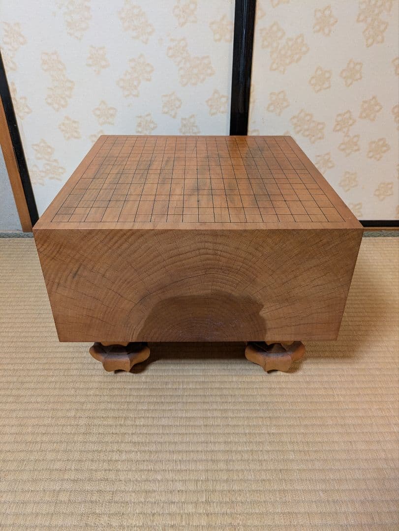碁盤 本榧 約45.5cm x 42.5cm 厚み19.3cm 高さ31cm