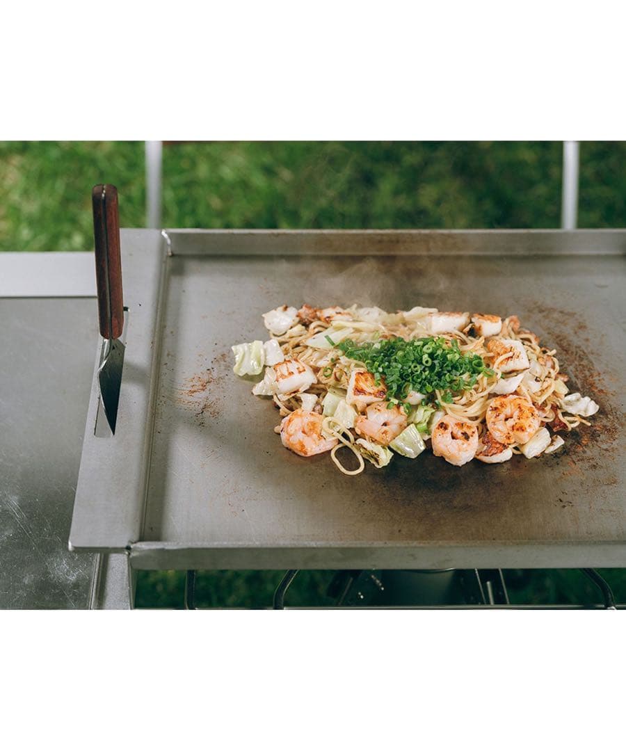 スノーピーク　オタフクソースコラボステンレスお好み焼鉄板