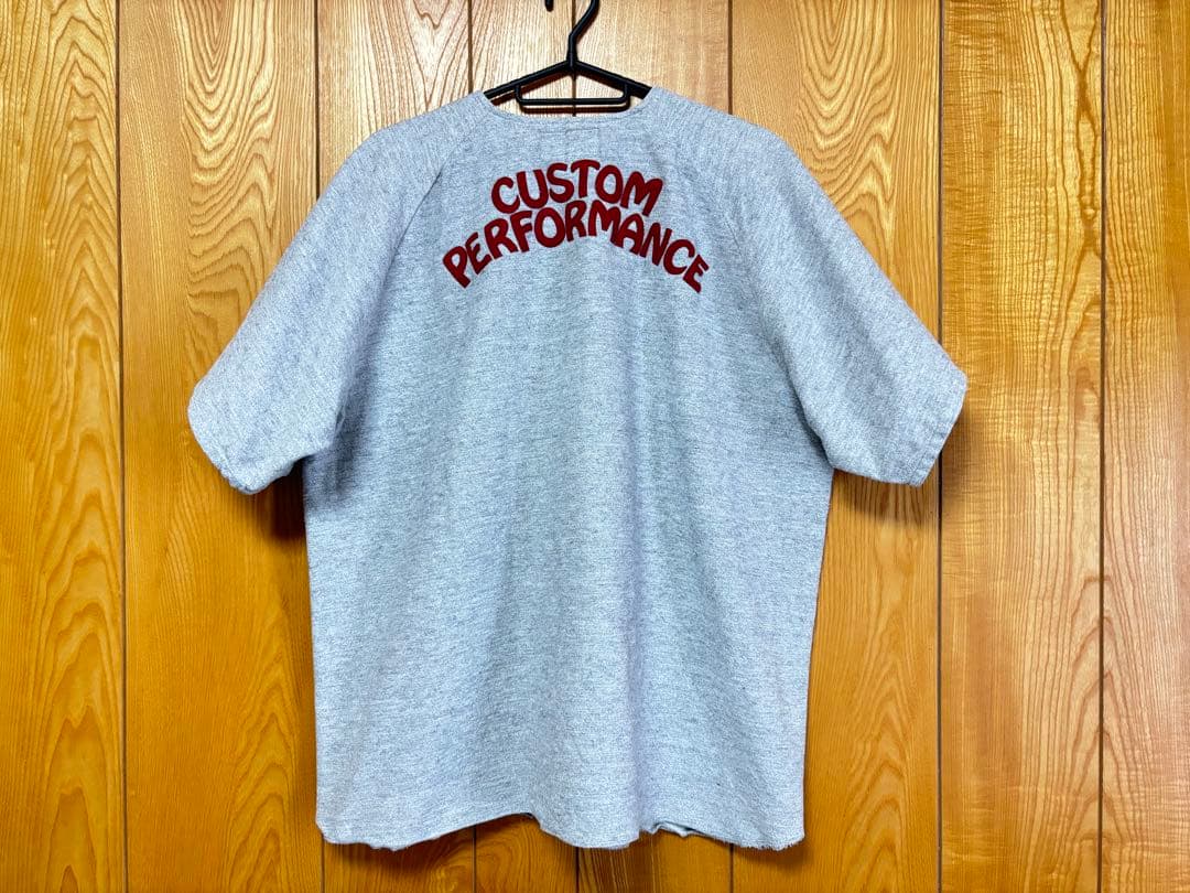 m&mエムアンドエム★鬼レア★1990年代 初期★ベースボールシャツ灰×赤L