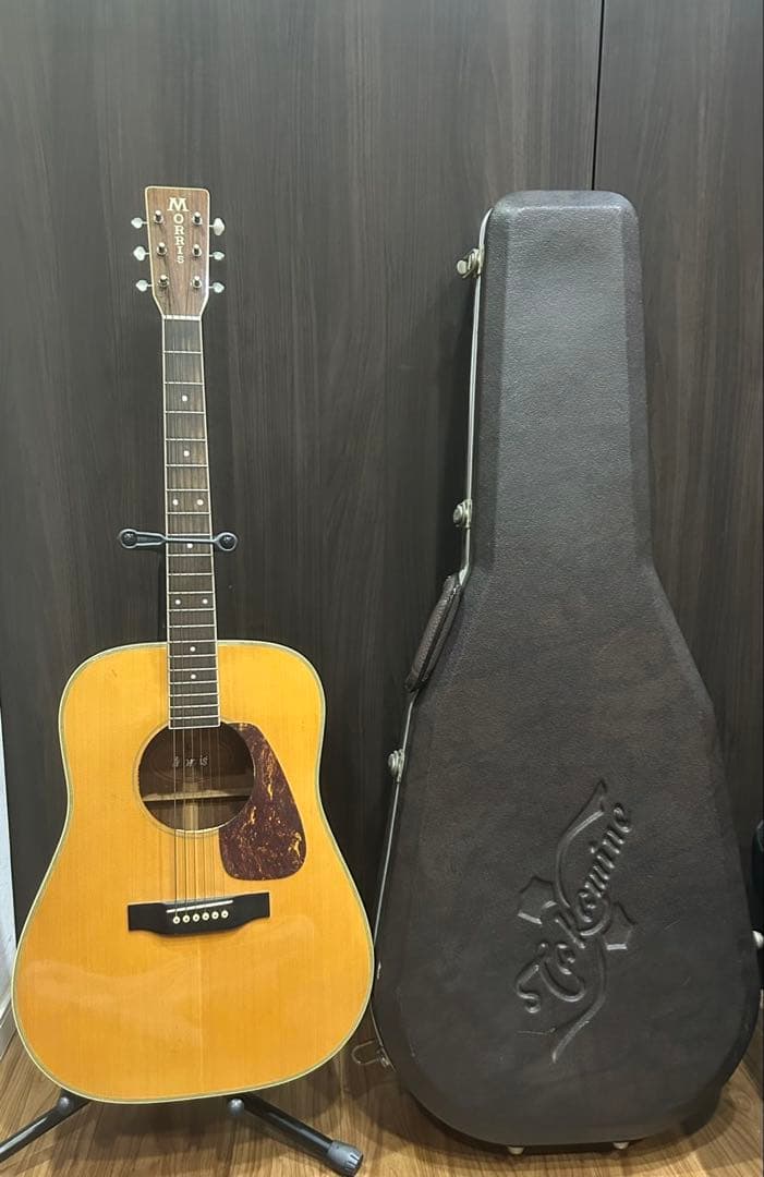 モーリスMorrisアコースティックギターハードケース付　MD512