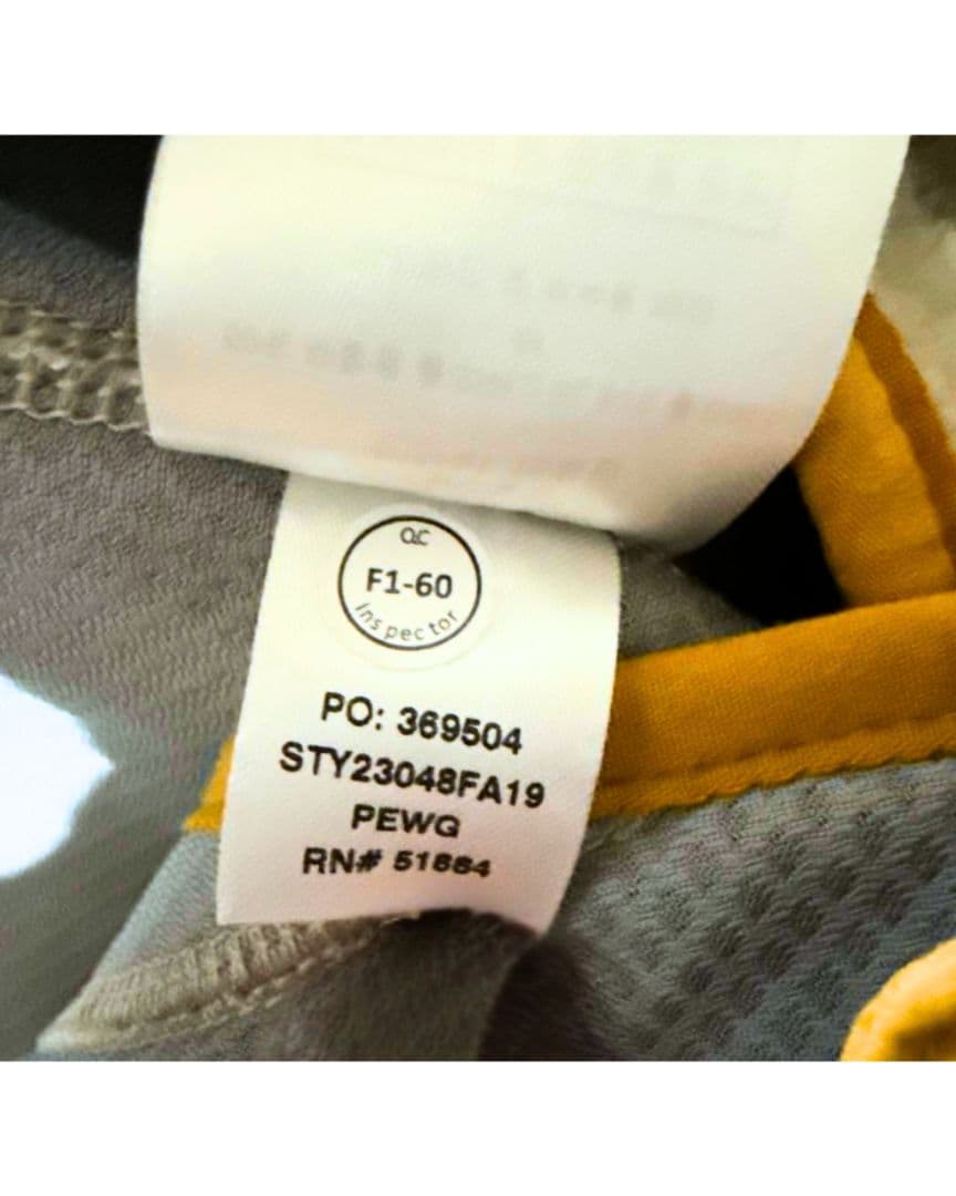 patagonia フリースベスト XS アイボリー/オレンジ