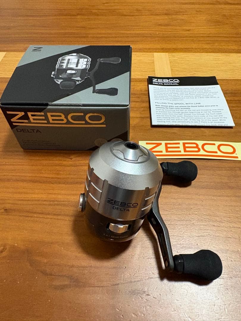 ゼブコ　デルタ　ZD20A ZEBCO トラウト　スピンキャストリール　箱付き
