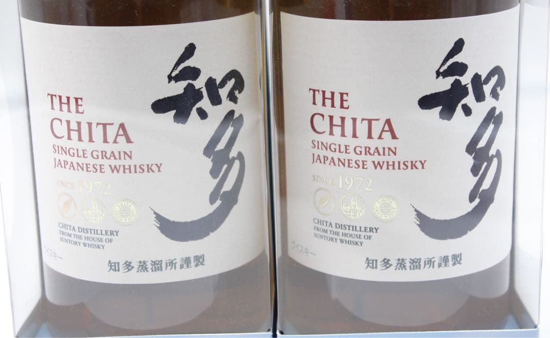 【未開栓】知多 ウイスキー グラス付き 箱入り 700ml 43% 2本 ③