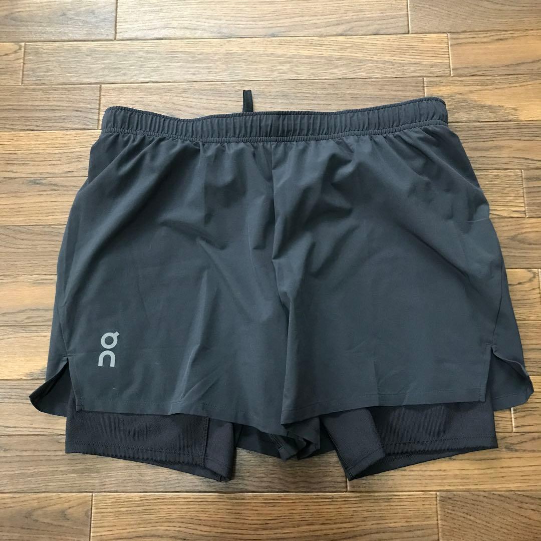 オンランニング　ハーフパンツ　Mサイズ ブラック