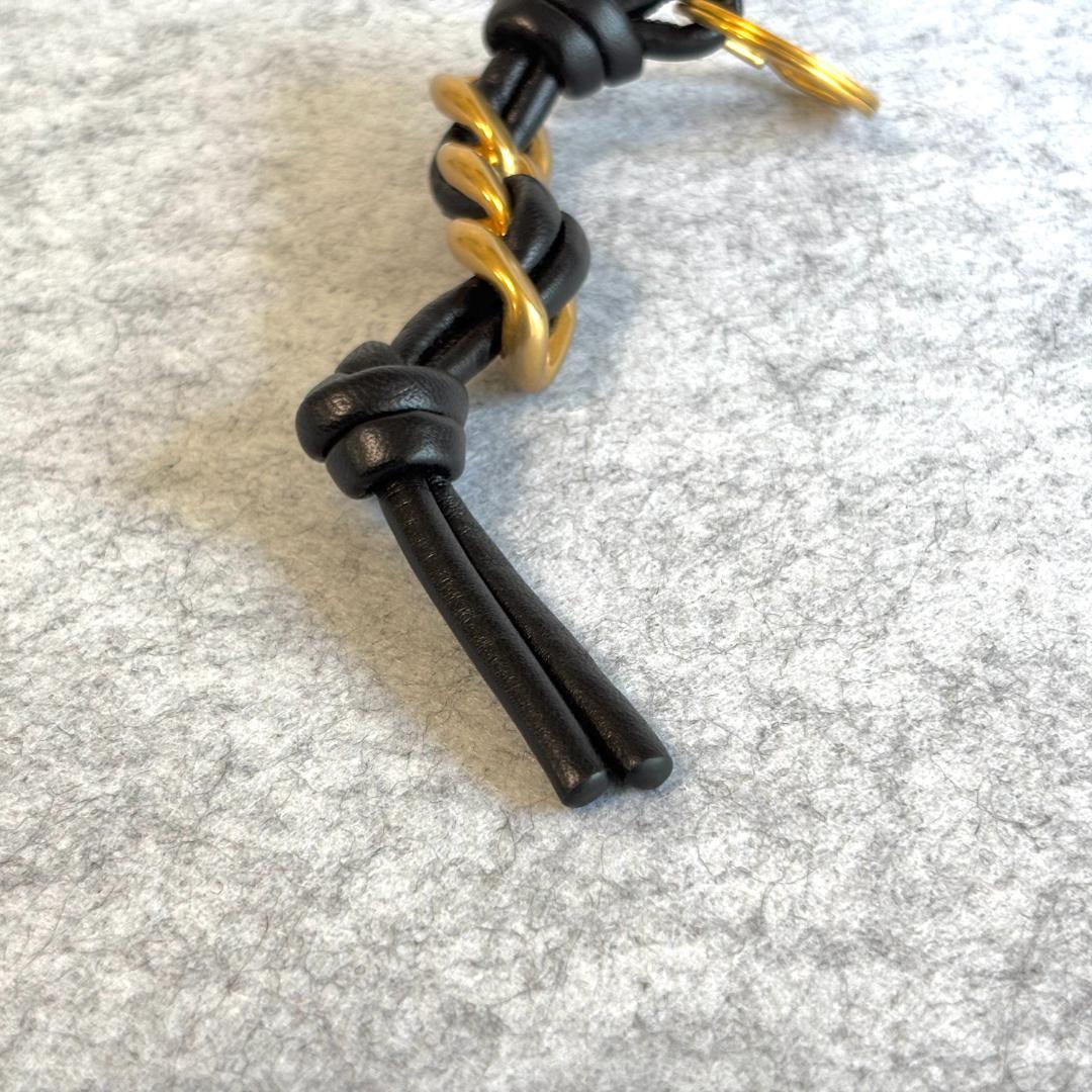 ボッテガ ヴェネタ キーリング チャーム BOTTEGAVENETA 黒