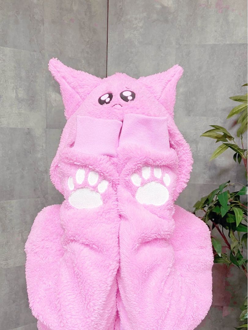 【てんしのお茶会】ニディガ 展ねこみみもふもふぴえんパーカー 1点