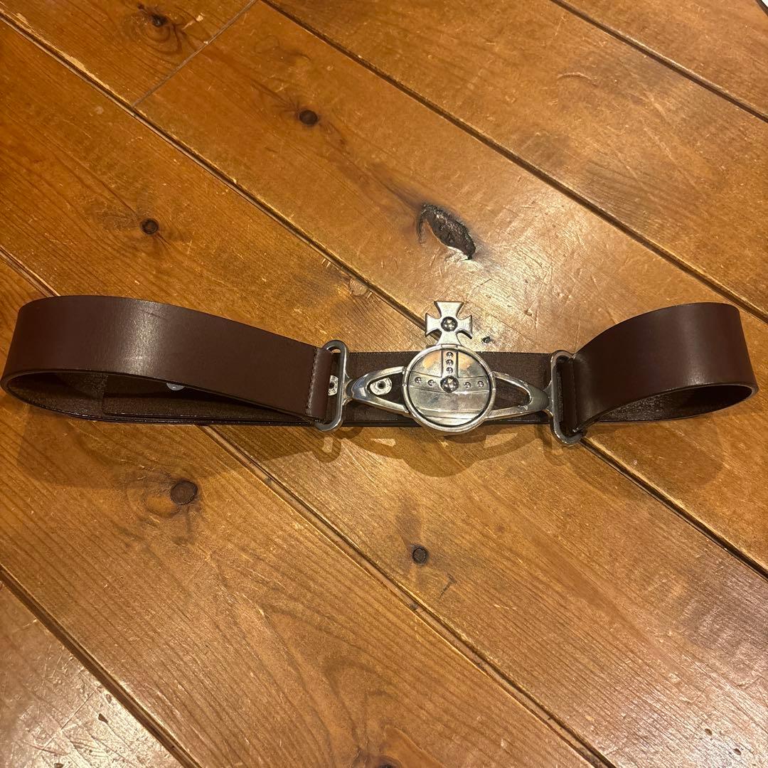 Vivienne WestWoodレザーベルト オーブベルト