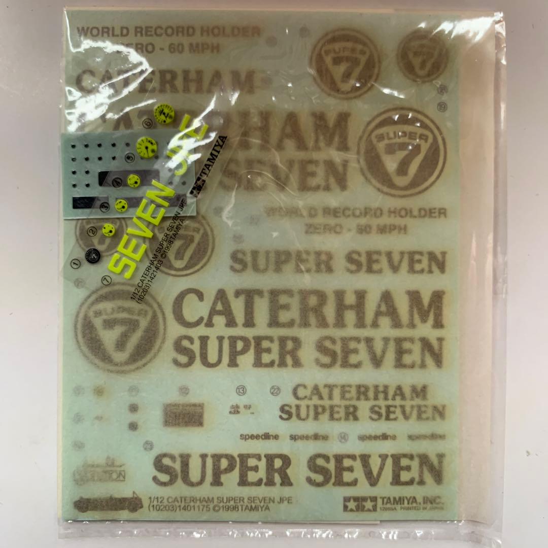 TAMIYA １／１２　ケータハムスーパーセブンJPE