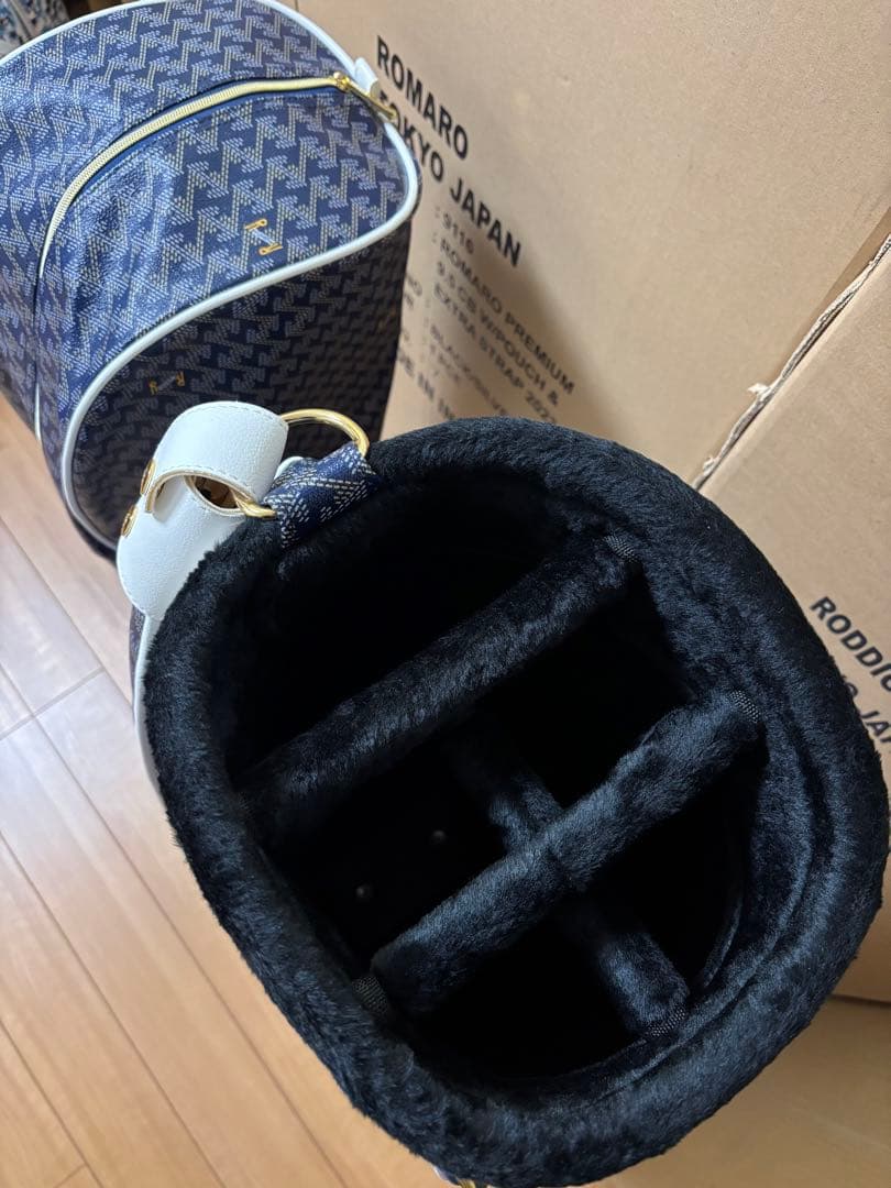 Resurrection RALLINA キャディバッグ レザレクションネイビー