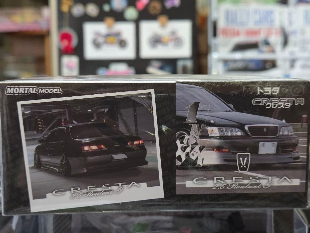 新色✨️MORTALMODELトヨタ クレスタ2.5ルーラントG黒銀1/64