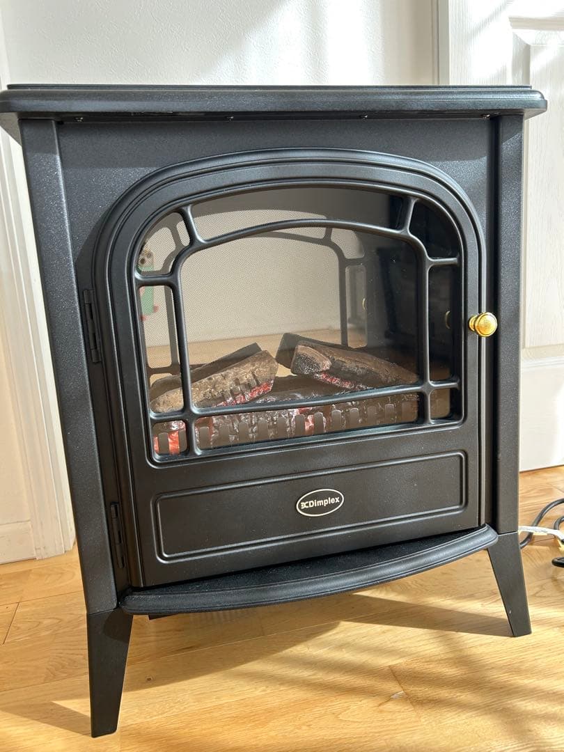 Dimplex マットブラック暖炉型電気ヒーター