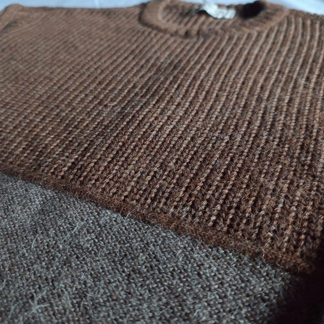 GIVENCHY ヴィンテージ ウール アルパカ 切り替え ニット セーター