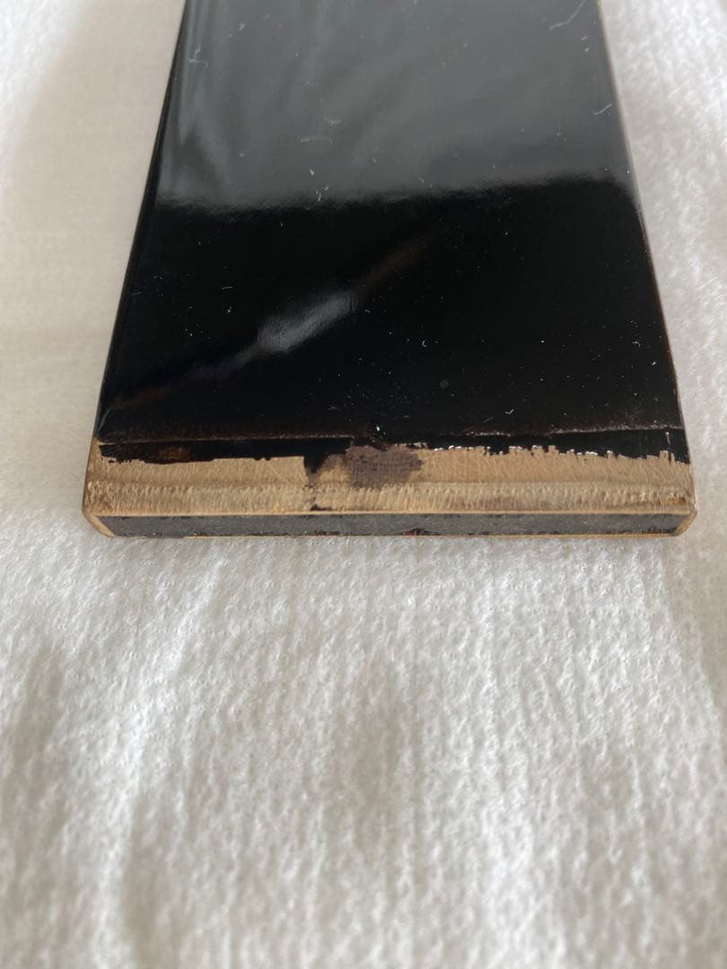 希少品　漆ハケ　刷毛庄　60粍　本体漆塗り済み