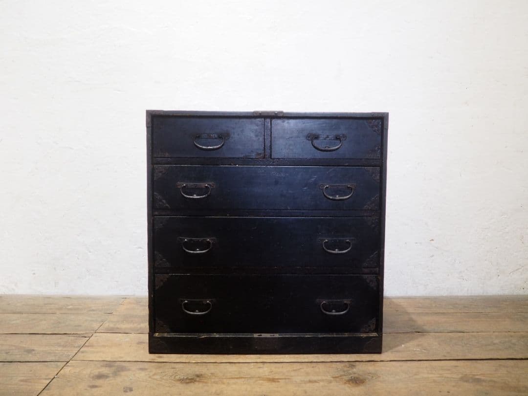 1259　 アンティーク　小箪笥　棒タンス　収納棚　骨董　レトロ　インテリア