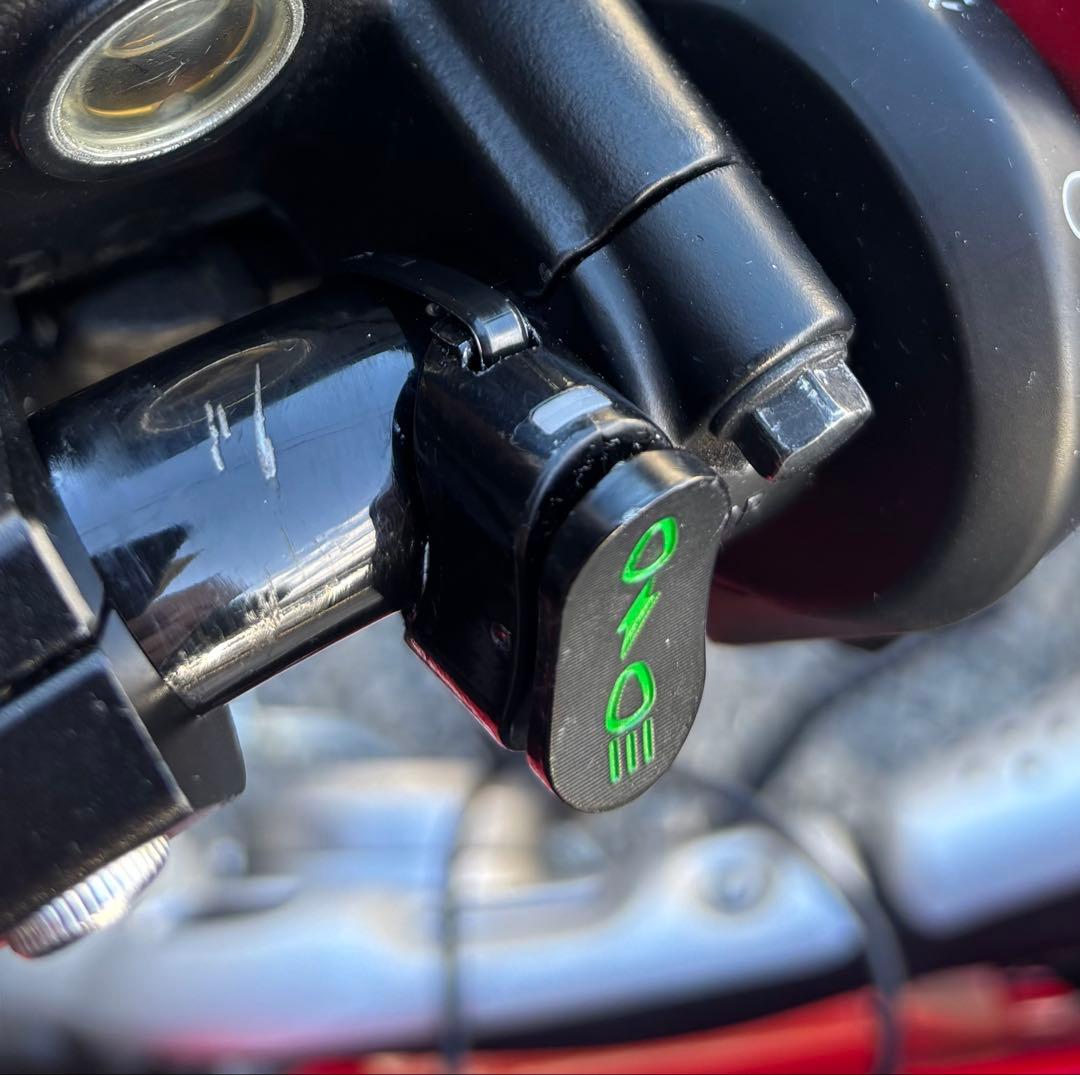 fcl 小型フォグランプ led 10w 2色切り替え　スイッチ加工　原付