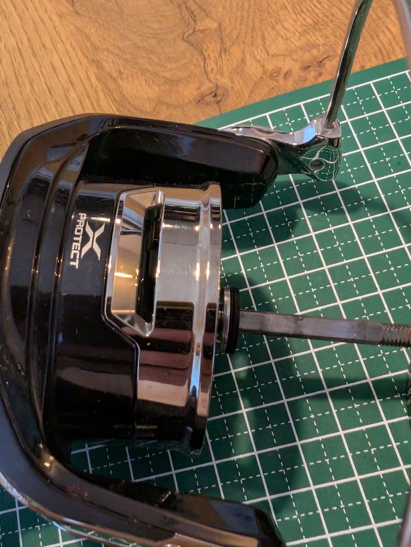 機関良好　シマノ　19　ステラsw　 14000XG　左巻き　社外ハンドルノブ付