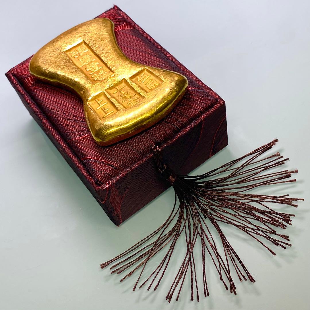 金貨　巨大な金餅 古銭　張慶豊号　五両十足金 金運パワー　開運用へ金元寶