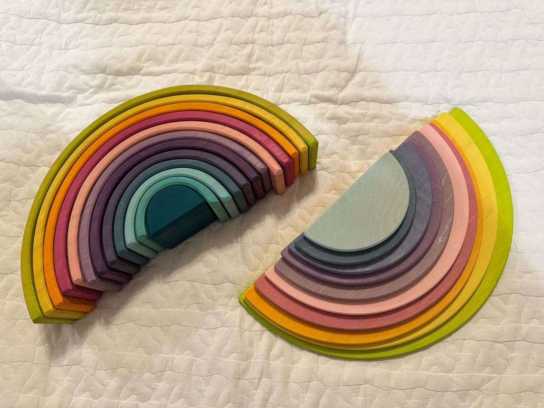 アーチレインボー　半円　パステル