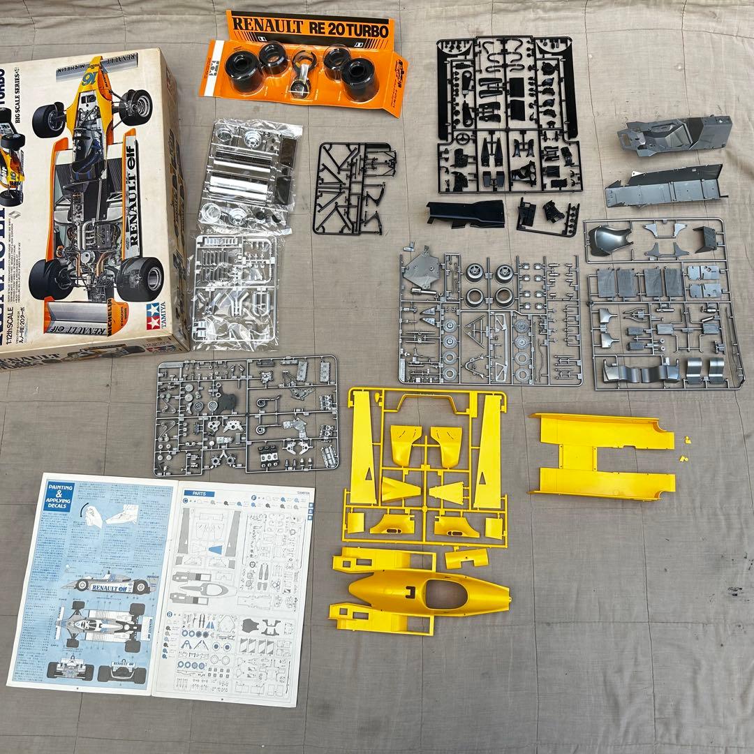 タミヤ 1/12 ルノーRE-20ターボ プラモデル デカール無 ジャンク扱い